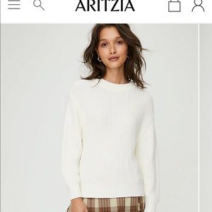 Aritzia Wilfred Essential Chenille Sweater